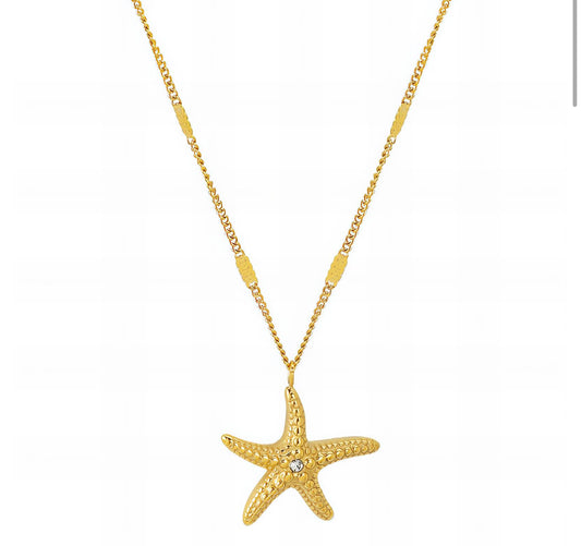 “See Your Star” Charm Gold Necklace