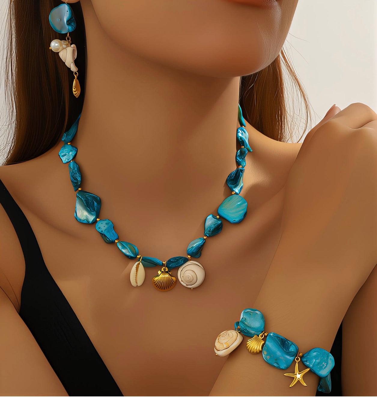 “Blue and Beautiful” Necklace