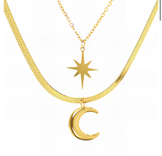 "Late Night" Gold Necklace