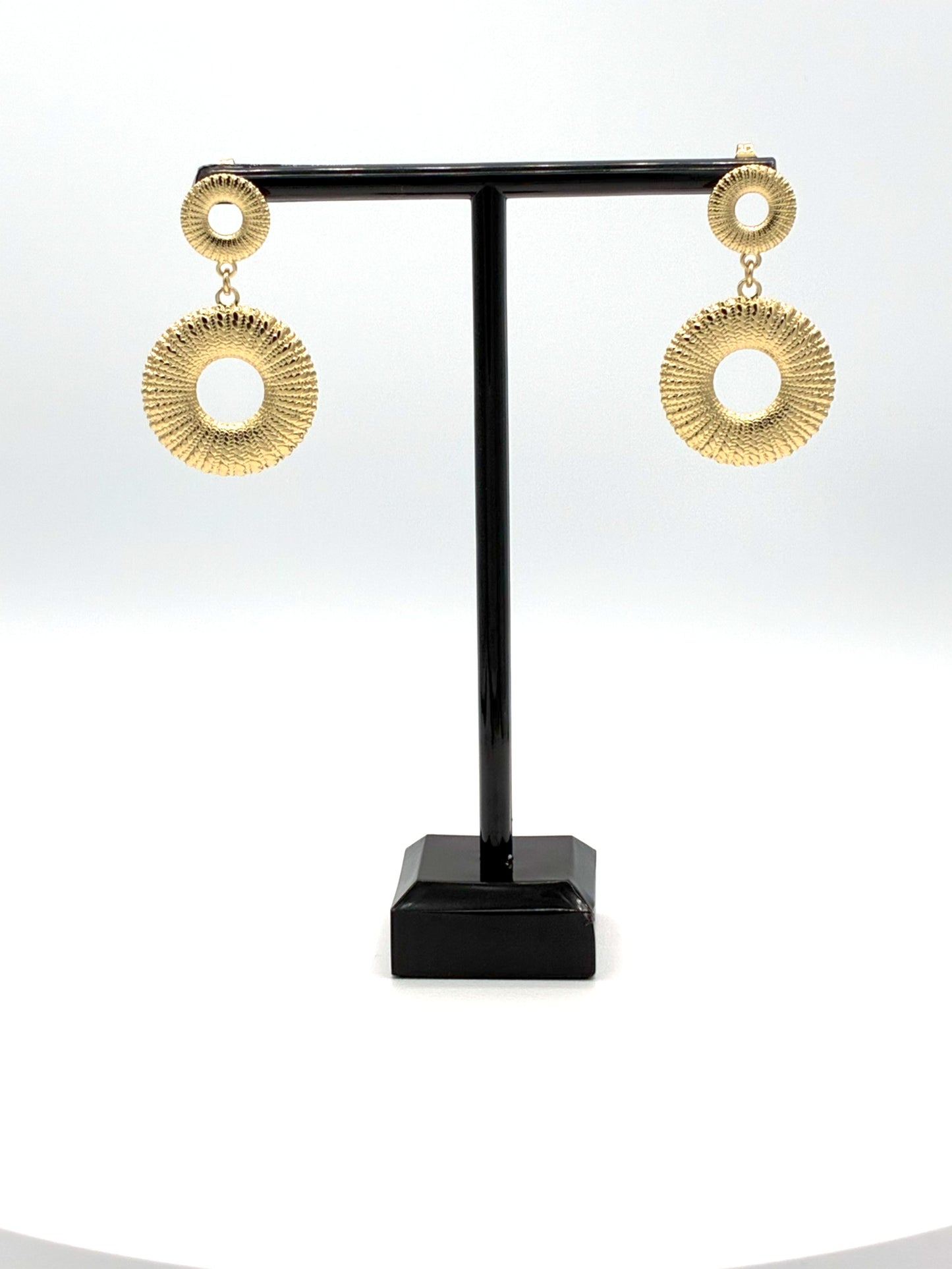 "Flower Power" Gold Earrings