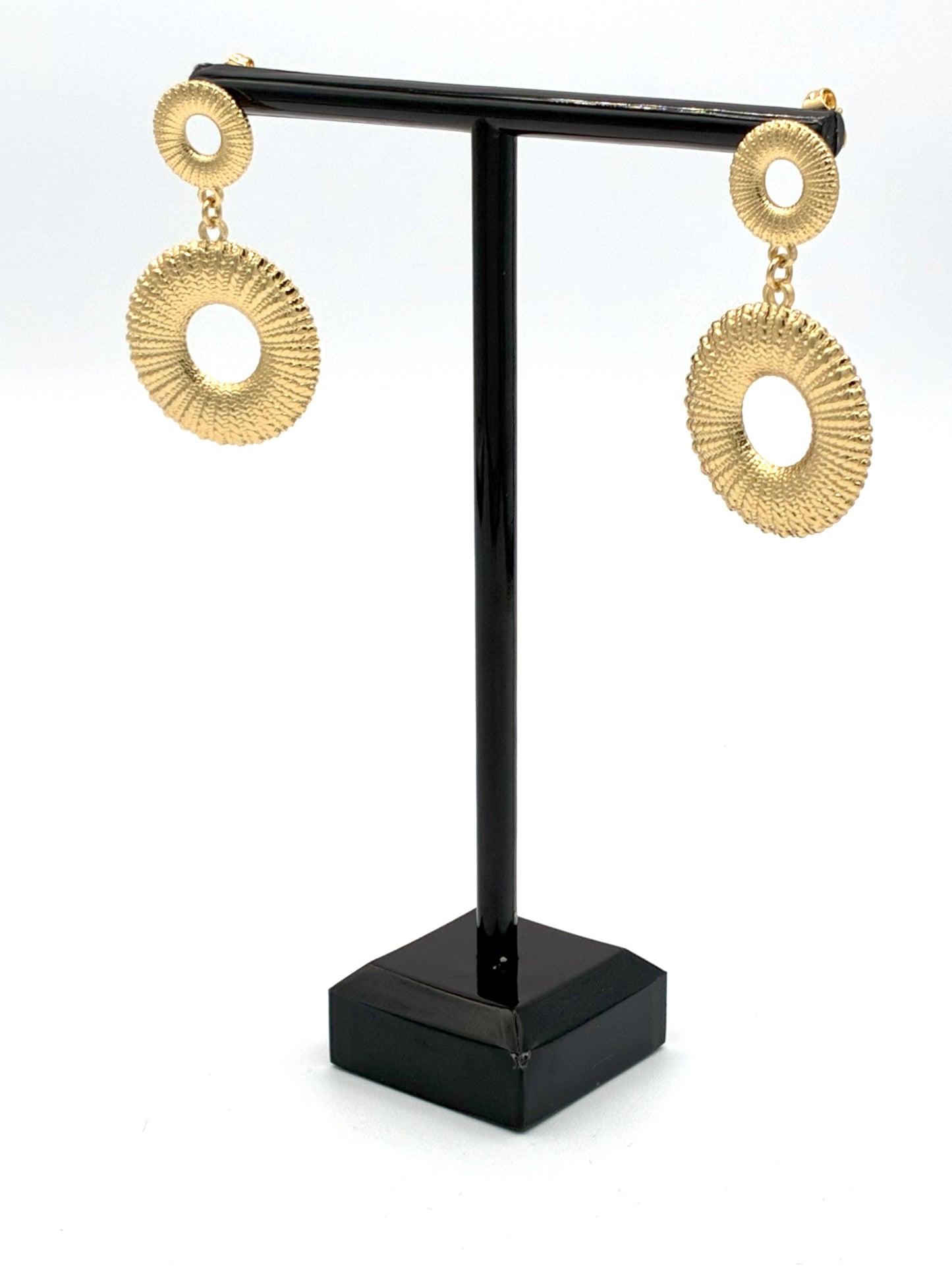 "Flower Power" Gold Earrings