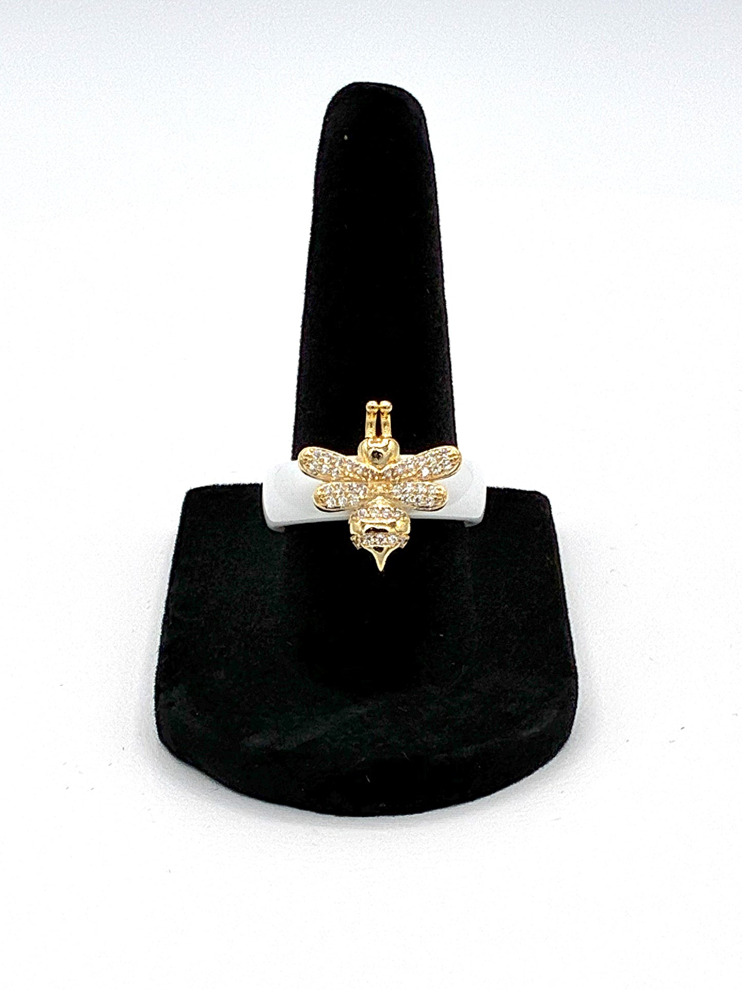 “Bee Yourself” Enamel Ring