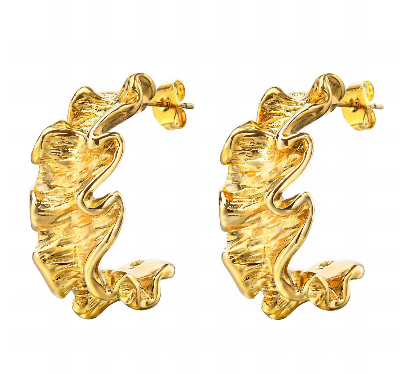 “Golden Ribbons” Earrings
