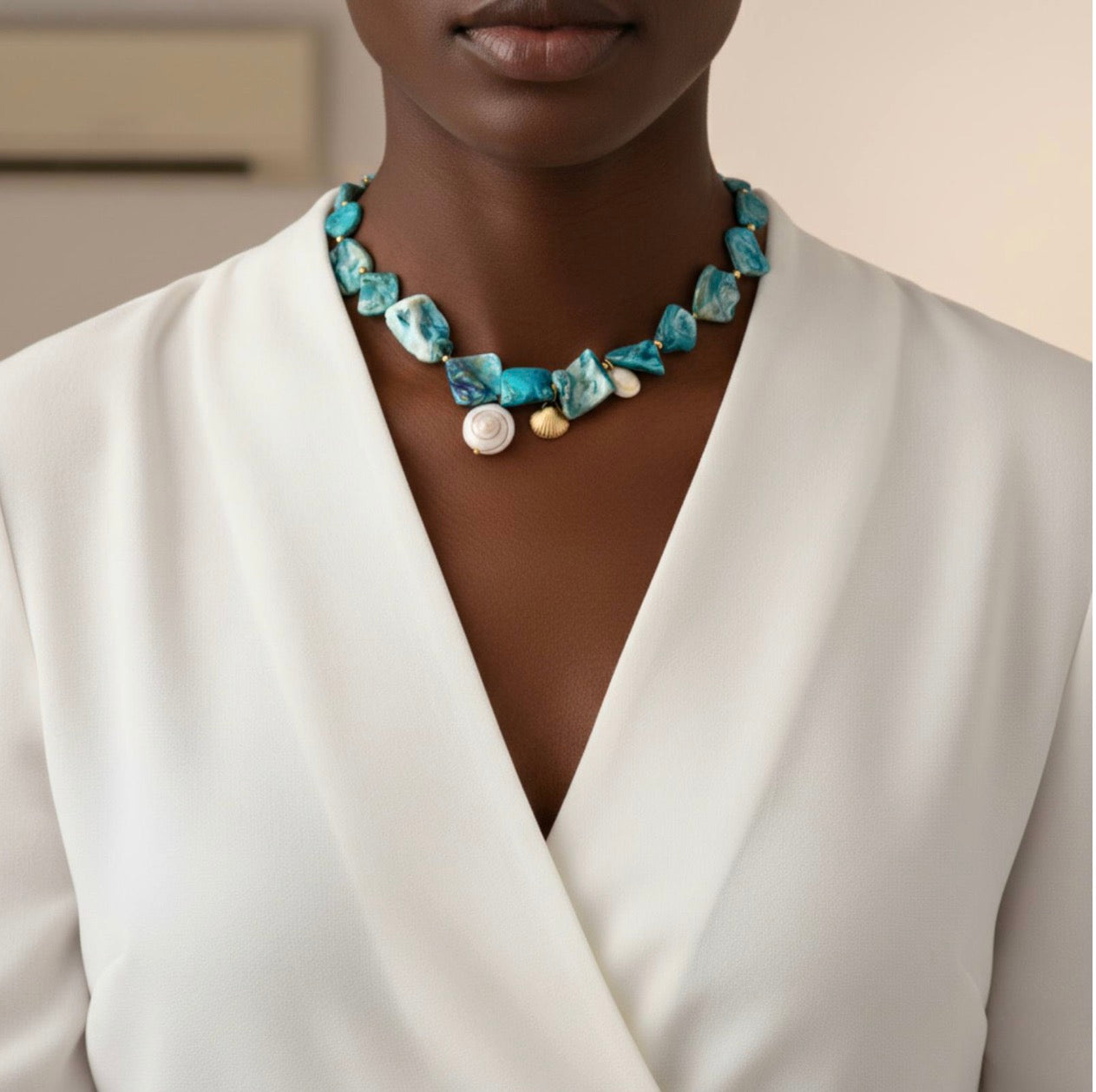 “Blue and Beautiful” Necklace