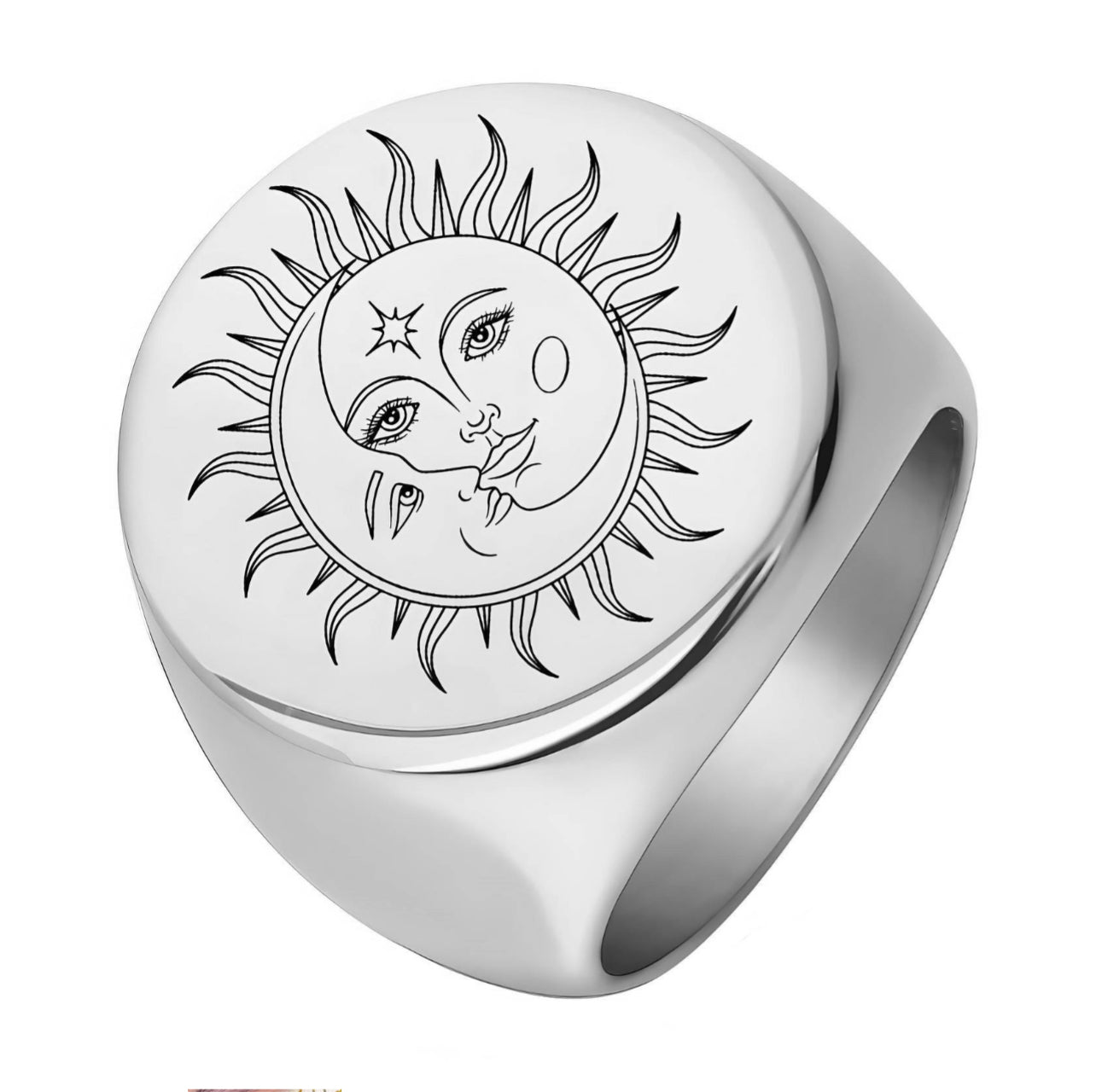 "You Are My Sun & Moon" Ring