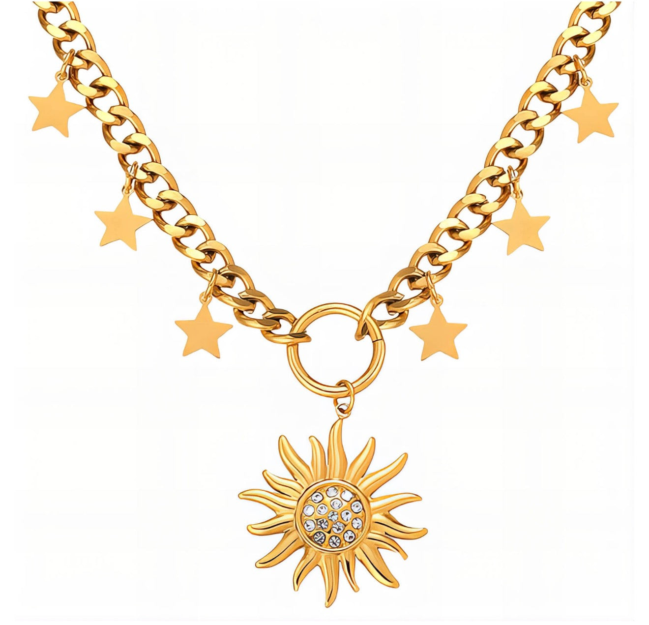 “Sun and Stars” Necklace