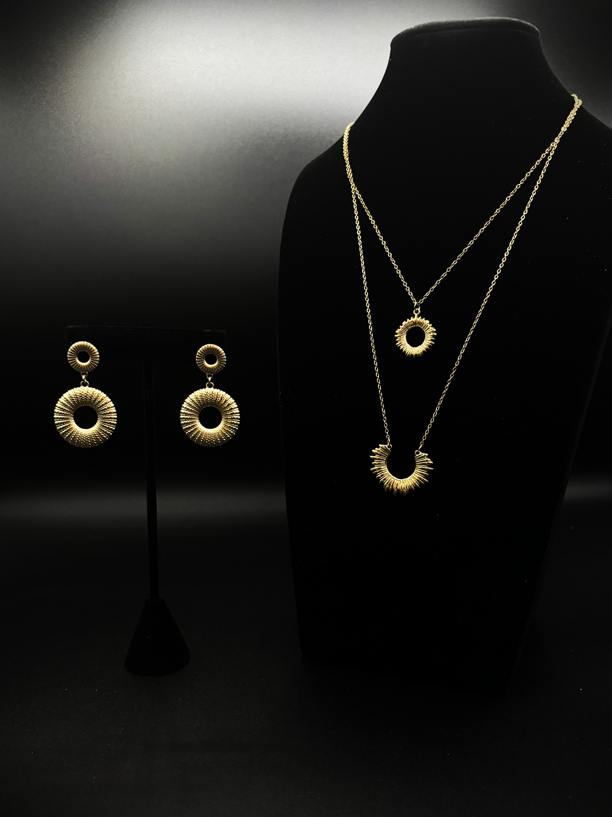 "The Power Couple" Earrings and Necklace